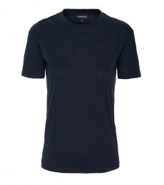 Emporio Armani Navy Blue Crew Neck T-Shirt