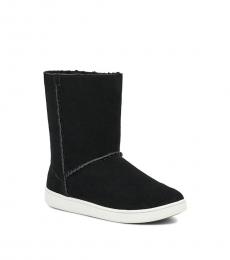UGG Black Mika Faux Fur Cuff Sneakers