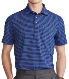 Royal Blue Classic-Fit Jersey Polo