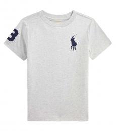 Ralph Lauren Little Boys Andover Heather Big Pony T-Shirt