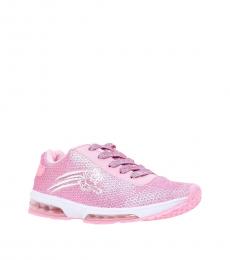 Philipp Plein Pink Blush Polyester Gretel Sneakers