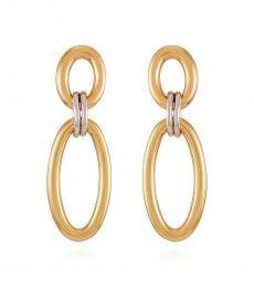 Vince Camuto Golden Chain Link Drop Earrings