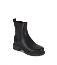 DKNY Black Rhinestone Boots