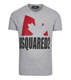 Dsquared2 Grey Front Logo T-Shirt