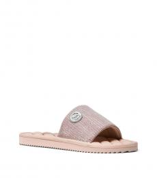 Soft Pink Janis Slide Sandals