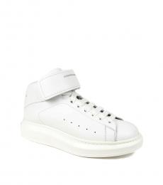 Alexander McQueen White Platform Oversized Sneakers