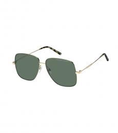 Marc Jacobs Green Gradient Square Sunglasses