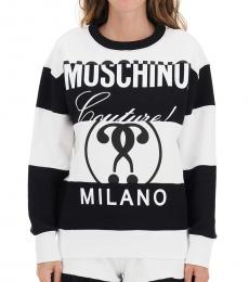 Moschino Black Multi Logo Sweatshirt