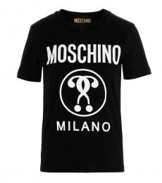 Moschino Black Crewneck T-Shirt