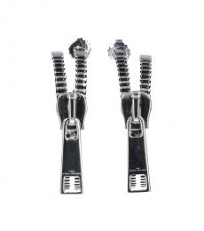 Marc Jacobs Silver Zip Earrings