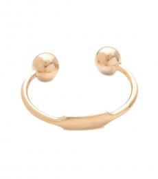 Marc Jacobs Rose Gold Ball Small Cuff Bracelet