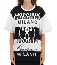 Moschino Black Multi Logo T-Shirt
