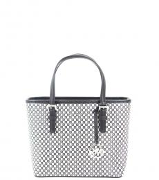 Michael Kors BlackWhite Carry All Small Satchel