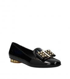 Salvatore Ferragamo Black Sarno Studded Loafers