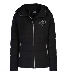 Love Moschino Black Zip Up Jacket