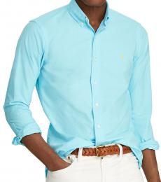 Ralph Lauren Harmmond Blue Slim Fit Oxford Shirt