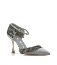 Grey Albingia Crystals Heels
