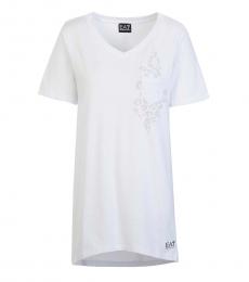 Emporio Armani White Pocket Front T-Shirt