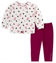 Calvin Klein 2 Piece Sweatshirt/Joggers Set (Baby Girls)