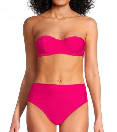 DKNY Light Pink 2-Piece Balconette Swim Set