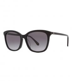 Kate Spade Black Grey Shaded Butterfly Sunglasses