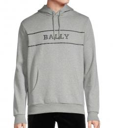 Bally Grey Logo Hoodie