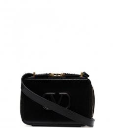 Valentino Garavani Black V Sling Small Crossbody