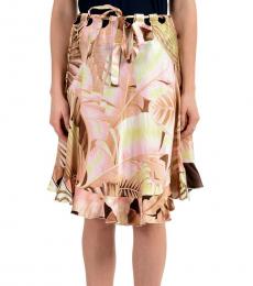 Roberto Cavalli Multi-Color A-Line Skirt
