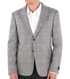 Grey  Half-Lined Pocket Blazer
