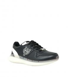 Philipp Plein Black Tiger Logo Sneakers