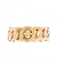 Golden Katie Logo Link Bracelet