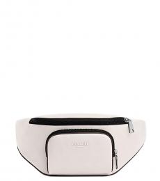 Coach White Racer Large Crossbody Bag