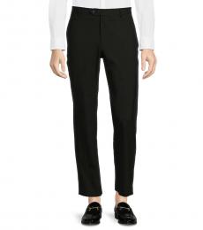 Michael Kors Black Classic Fit Flat Front Pants