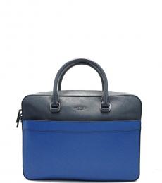 Michael Kors Atlantic/Navy Harrison Large Briefcase Bag