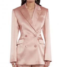 Alexander McQueen Light Pink Double-Breasted Blazer