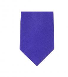 Blue Modern Slim Silk Tie