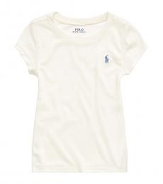 Ralph Lauren Little Girls Nevis Crewneck T-Shirt