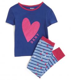 DKNY 2 PieceT-Shirt/Leggings Set (Little Girls)