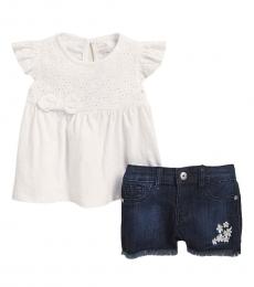 AG Adriano Goldschmied 2 Piece Top/Shorts Set (Baby Girls)