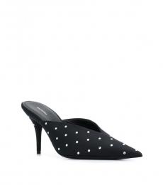 Balenciaga Black Crystals Embellished Heels