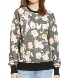 Rebecca Minkoff Black Roses Sweatshirt