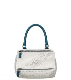 Givenchy Beige Perforated Pandora Small Satchel