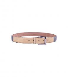 Gold Silver Bi-Color Shiny Belt