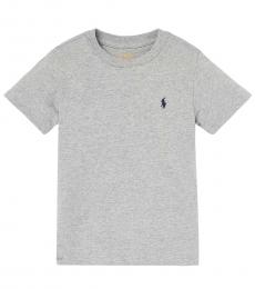 Ralph Lauren Little Boys Andover Heather Crewneck T-Shirt