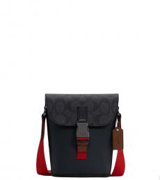 Coach Navy Blue Track Mini Crossbody Bag