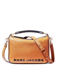 Marc Jacobs Brown The Softbox Medium Crossbody Bag