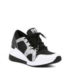 Michael Kors Black Liv Logo Sneakers