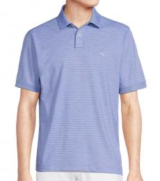 Tommy Bahama Rococo Blue Striped Polo