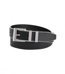 DKNY Black Textutred Strap Belt