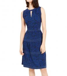 Michael Kors Blue Printed Dress